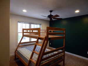 The old Master Bedroom is now one of the kid's rooms.